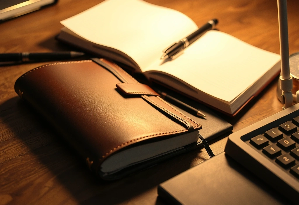 Editorial desk setup